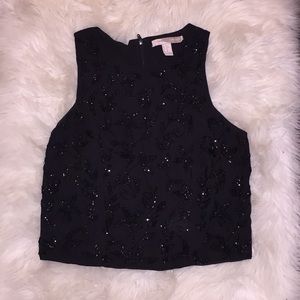 Black Beaded Top